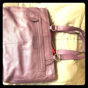 Coach leather purse